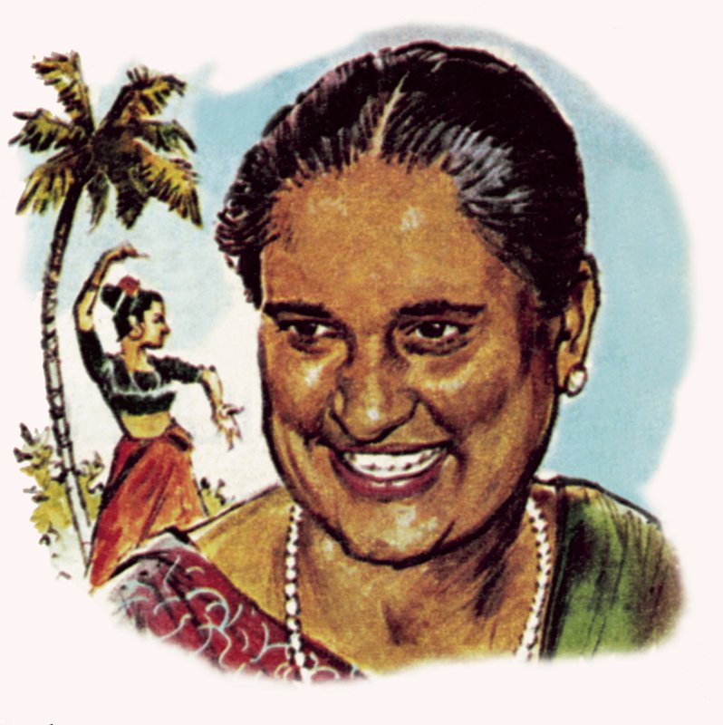 Paní Bandaranaike, předsedkyně vlády Cejlonu od English School