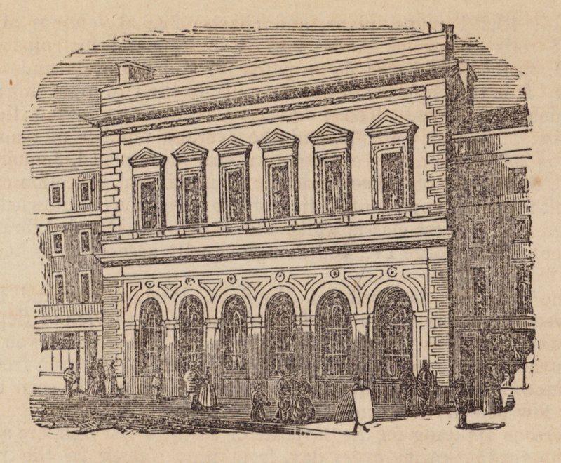 Muzeum hospodářské geologie (rytina) od English School