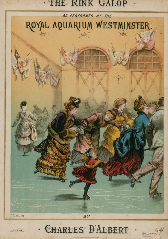 Hudební skóre pro The Rink Galop od Charlese DAlberta od English School