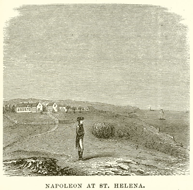 Napoleon u Svaté Heleny od English School