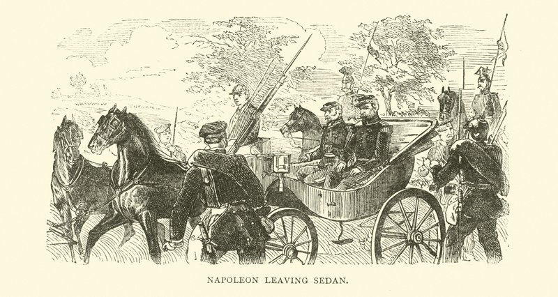 Napoleon opouští Sedan, září 1870 od English School