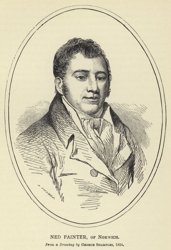 Ned Painter, Norwich, Z kresby George Sharplese, 1824 od English School