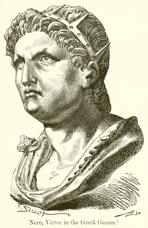 Nero, Victor v řeckých hrách od English School