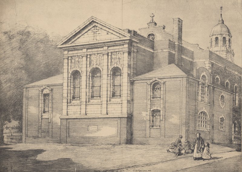 New Chancel, Clapham Church, Surrey od English School