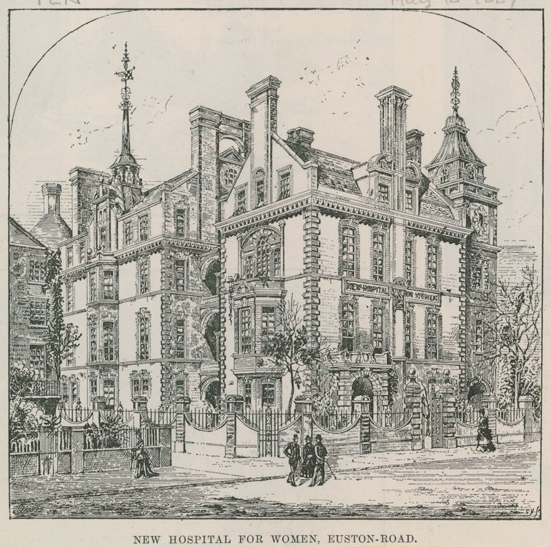 Nová nemocnice pro ženy, Euston Road, Londýn od English School