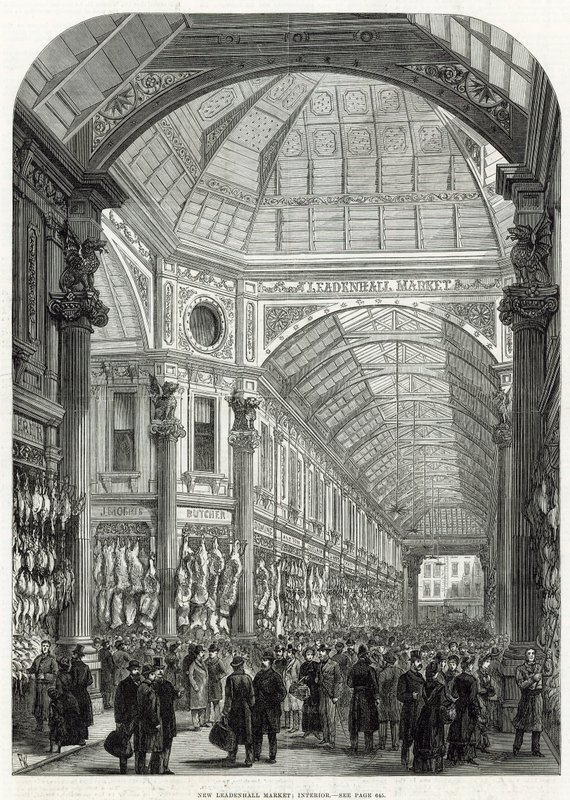 Nový trh Leadenhall Market od English School