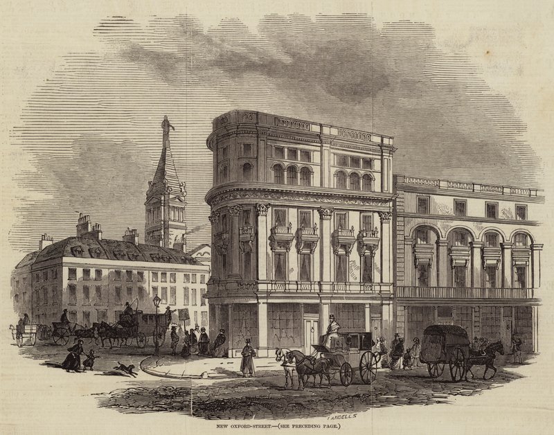 New Oxford-Street (rytina) od English School