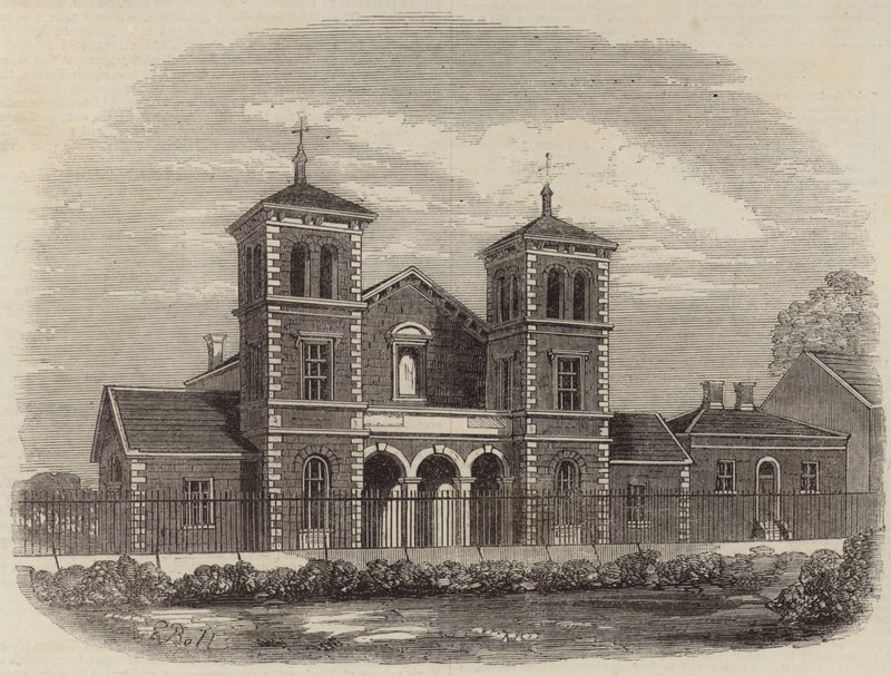 New Protestant Hall a Sunday-School Institute ve Waterfordu od English School