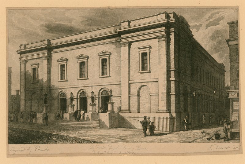 New Theatre Royal, Drury Lane, Londýn; B Wyatt, architekt od English School