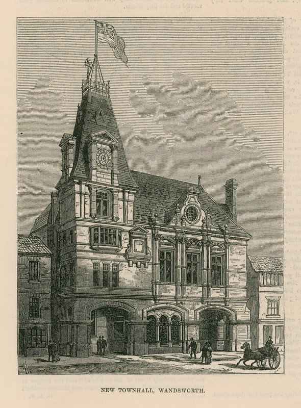 New Townhall ve Wandsworthu od English School