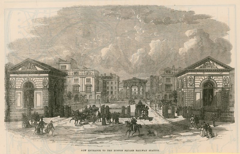 Nový vchod na nádraží Euston Square od English School