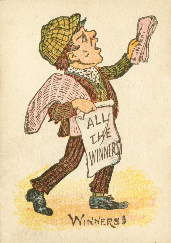 Prodejce novin křičí večerní vydání (barevné litho) od English School