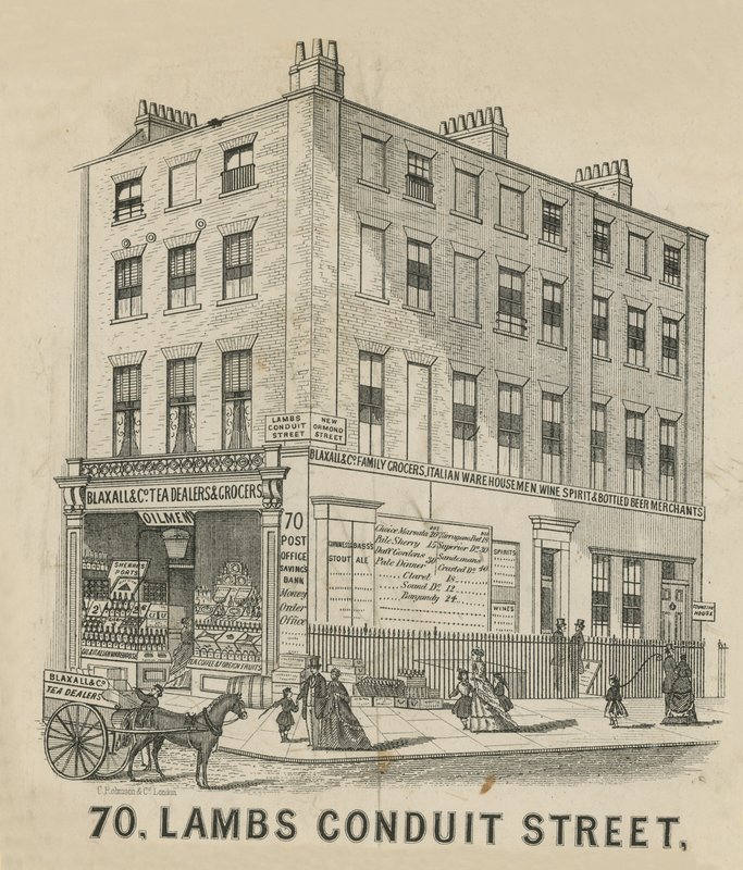 No 70 Lambs Conduit Street od English School