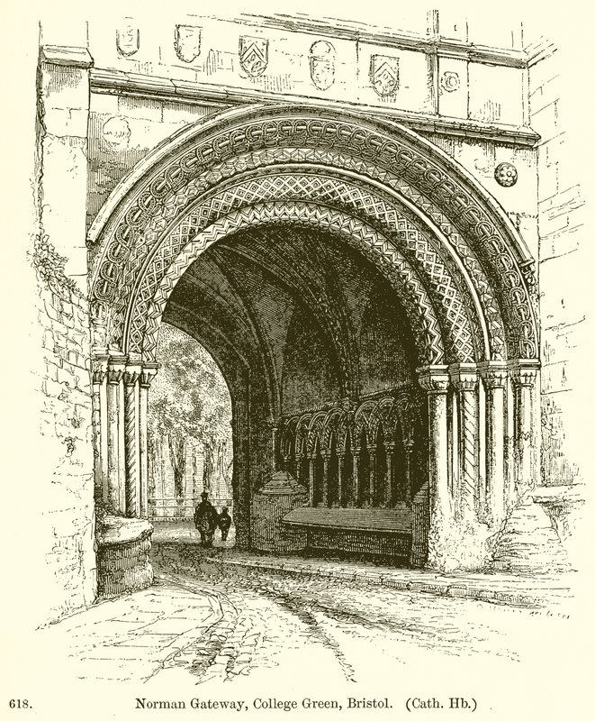 Norman Gateway, College Green, Bristol od English School