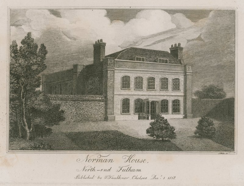 Norman House, severní konec Fulhamu od English School