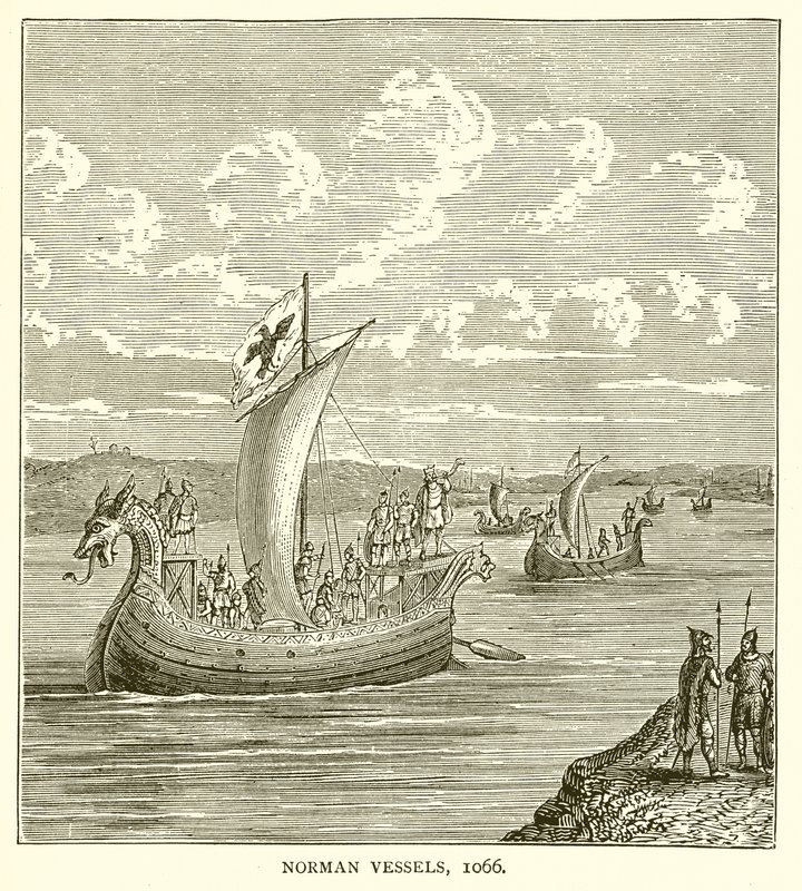 Normanská plavidla, 1066 od English School