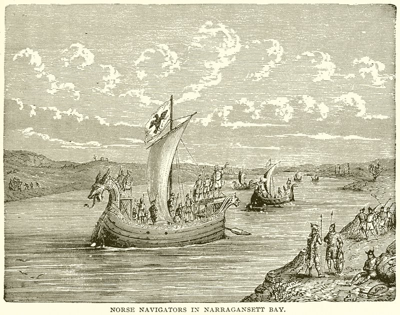 Severští navigátoři v Narragansett Bay od English School