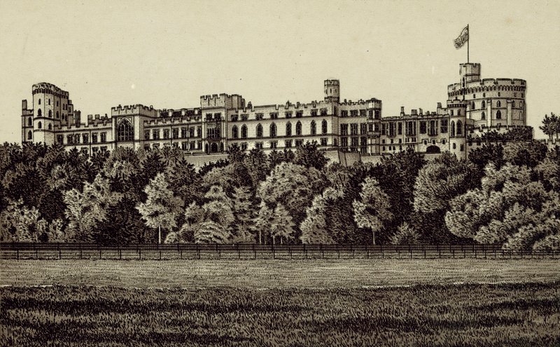 Severní fronta, hrad Windsor od English School