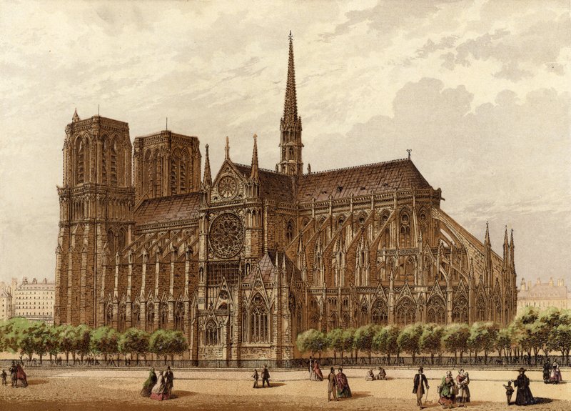 Notre Dame, Paříž od English School