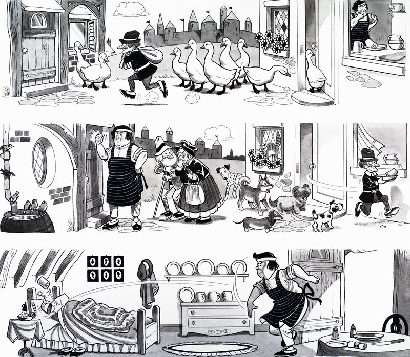 Ilustrace říkanky od English School