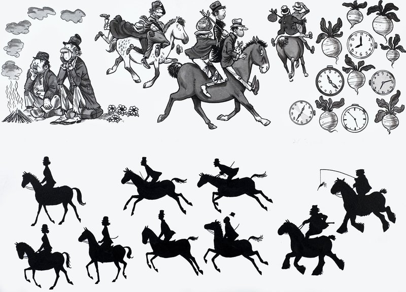 Ilustrace říkanky od English School