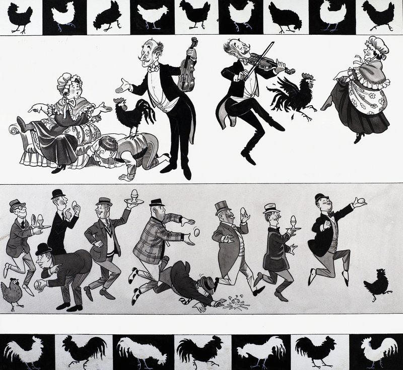 Ilustrace říkanky od English School