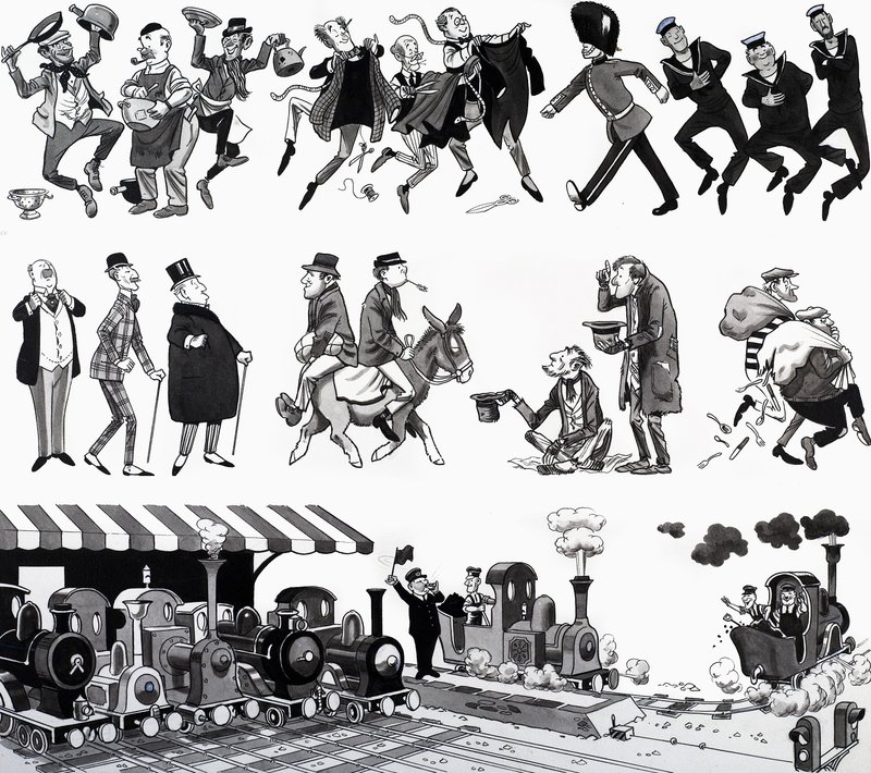 Ilustrace říkanky od English School