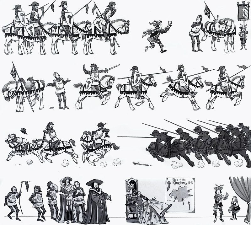 Ilustrace dětské říkanky od English School