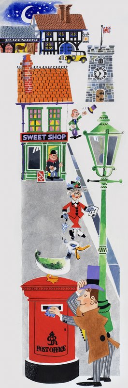 Ilustrace říkanky od English School