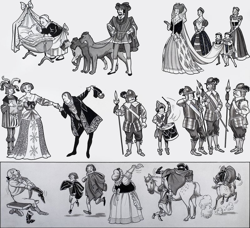 Ilustrace říkanky od English School
