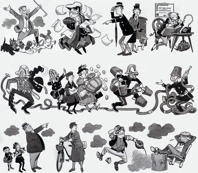 Ilustrace říkanky od English School