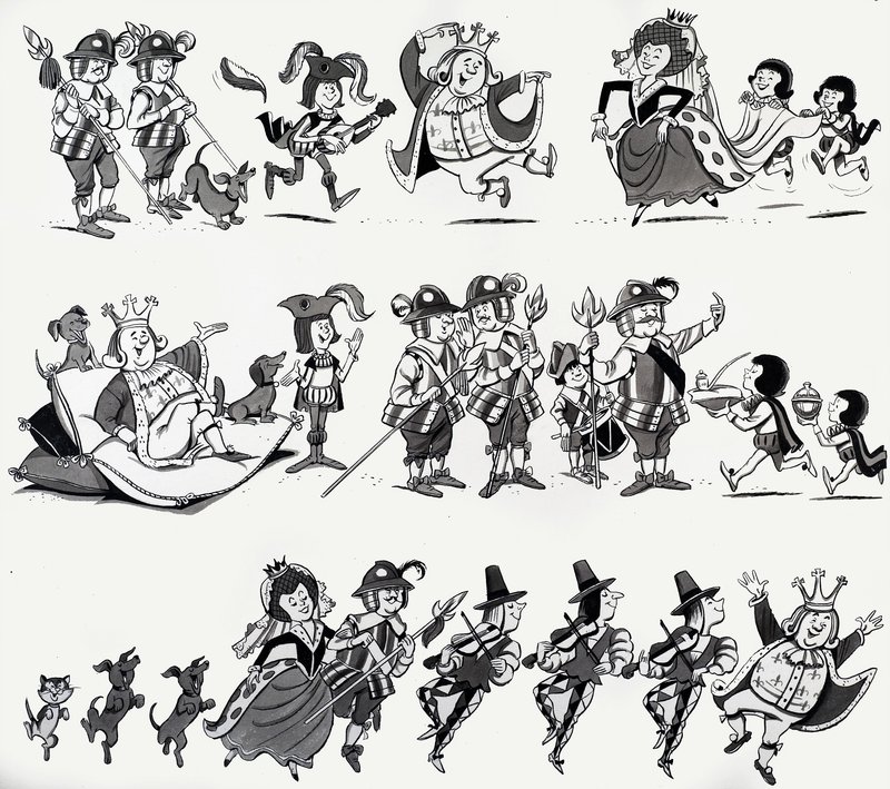 Ilustrace dětské říkanky od English School