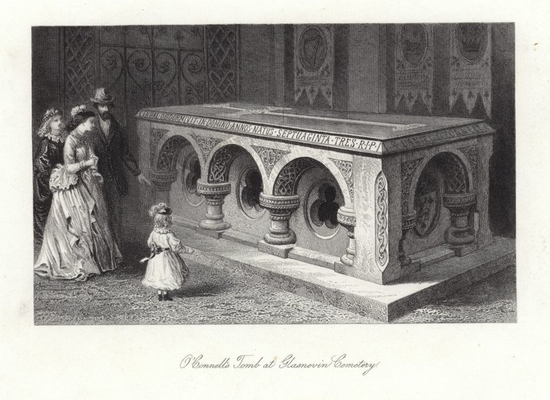 OConnellova hrobka na hřbitově Glasnevin od English School