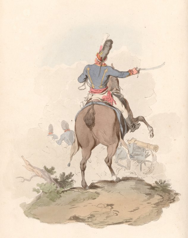 Důstojník Royal Horse Artillery od English School