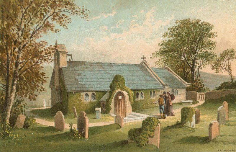 Old Church of St. Lawrence – Isle of Wight (nejmenší kostel v Anglii) od English School