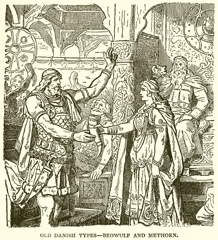 Typy starých Denish - Beowulf a Methorn od English School