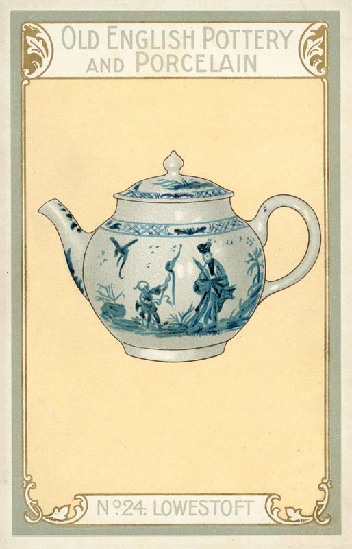 Stará anglická keramika a porcelán: (barevná litografie) od English School