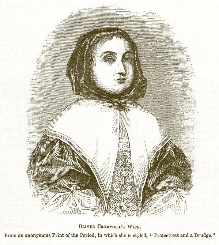 Manželka Olivera Cromwella, ilustrace z Obrazové historie Anglie od English School
