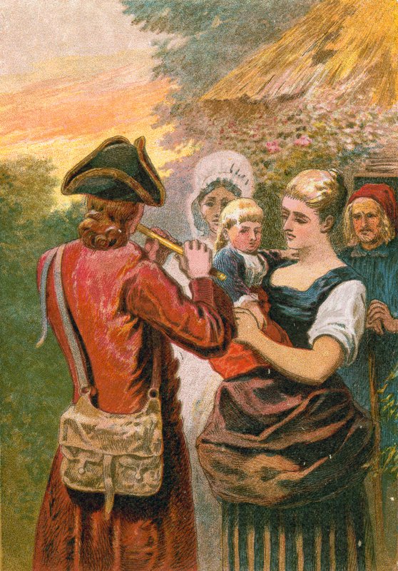 Oliver Goldsmith na svých cestách od English School
