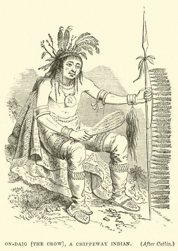 On-Daig (The Crow), Chippeway Indian od English School