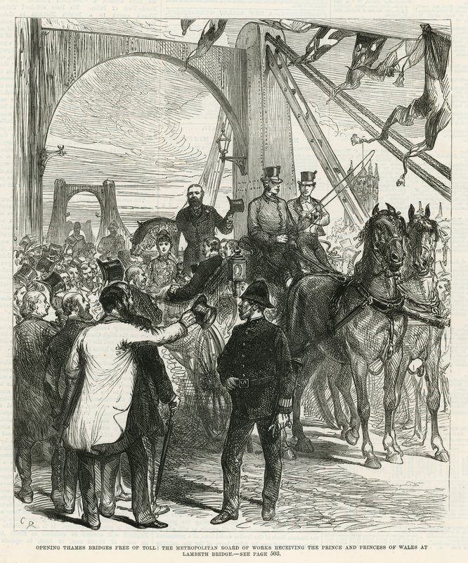 Otevření mostů přes Temži bez poplatku od English School