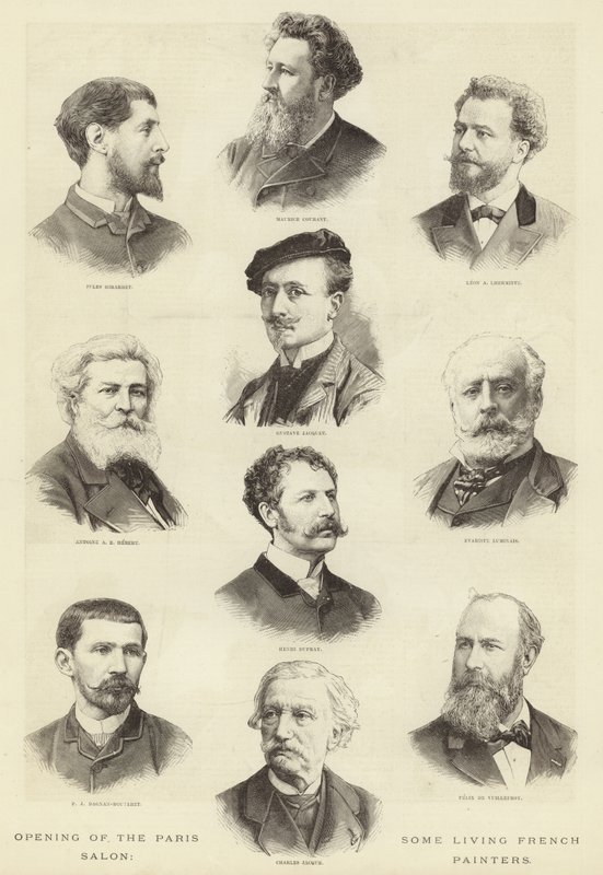 Otevření pařížského salonu od English School