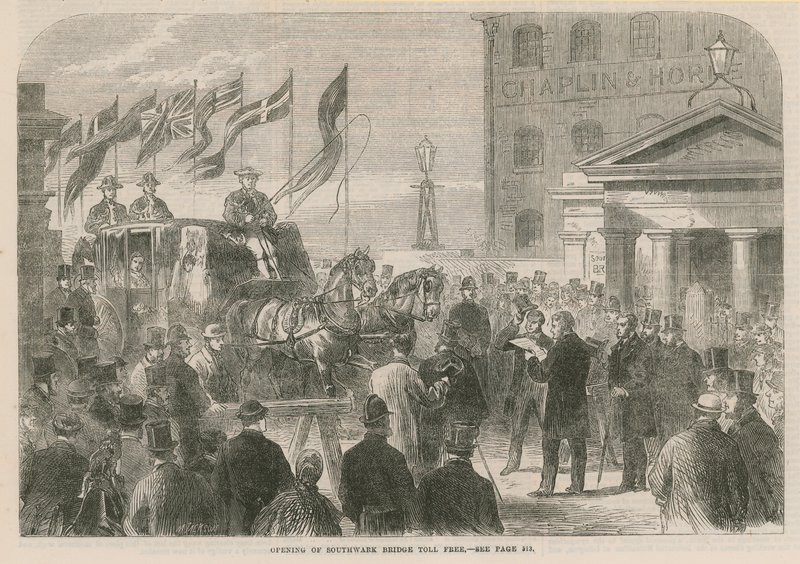 Otevření Southwark Bridge zdarma od English School