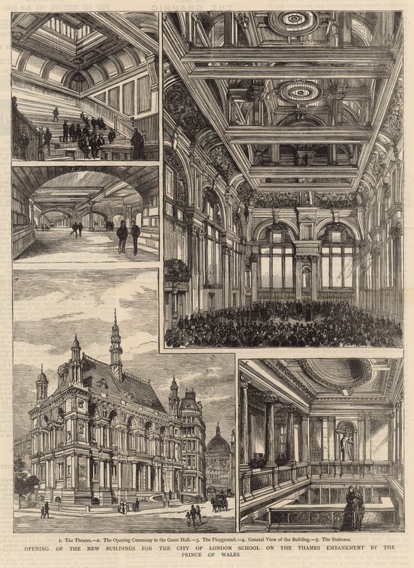 Otevření nových budov City of London School od English School