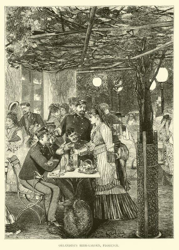 Orlandints Beer-Garden, Florencie od English School