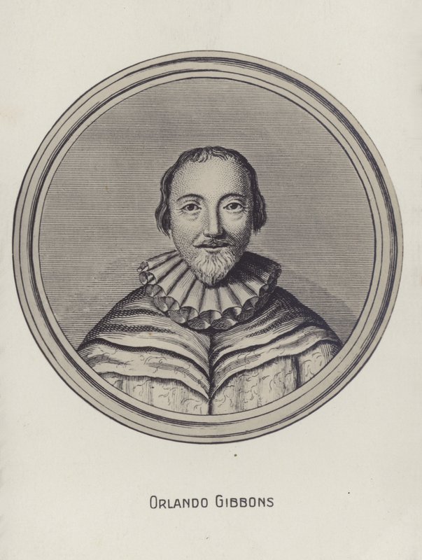 Orlando Gibbons , anglický anglický skladatel, virginalista a varhaník (1583-1625) od English School