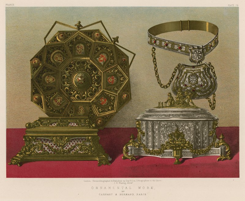 Ornamental Work by Carmant and Normand, Paris od English School