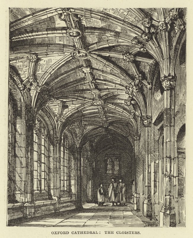 Oxfordská katedrála, ambity od English School