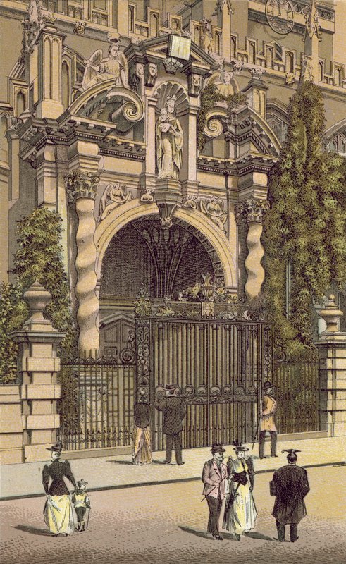 Oxford: Marie Panny (barevná litografie) od English School