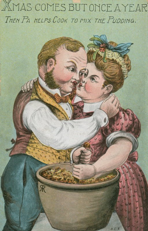 Pa a vaříme, mícháme vánoční pudink (barva litho) od English School